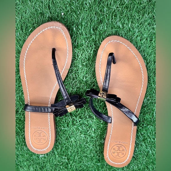 Tory Burch‎ Black Sandals for Women Size 8 - Picture 1 of 4